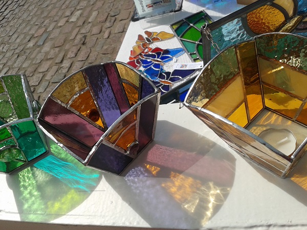 Shedglas Design - candle boxes in the sun